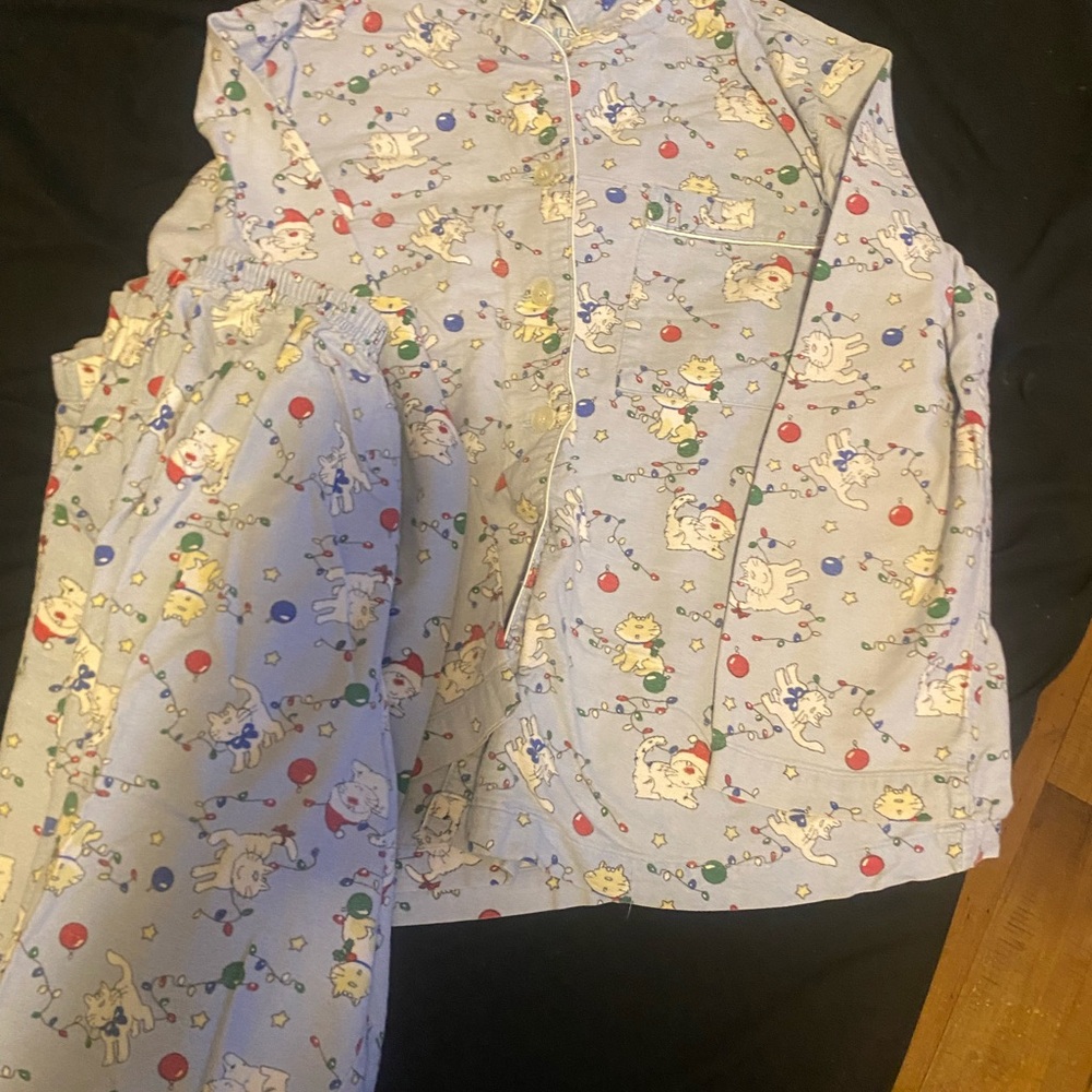 Cute Cartoon Print Pajama Set